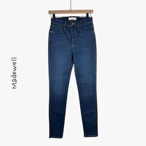 Madewell Women's High Rise Skinny Denim Jeans Size 25 Inseam 28" Causal